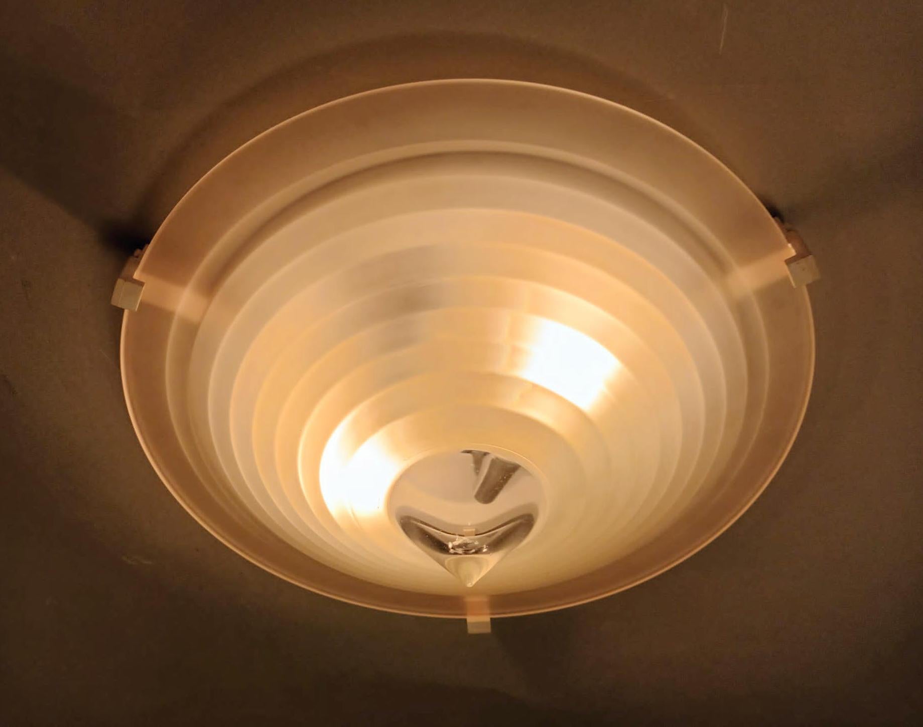 Midcentury Flush Mount In Good Condition For Sale In Los Angeles, CA