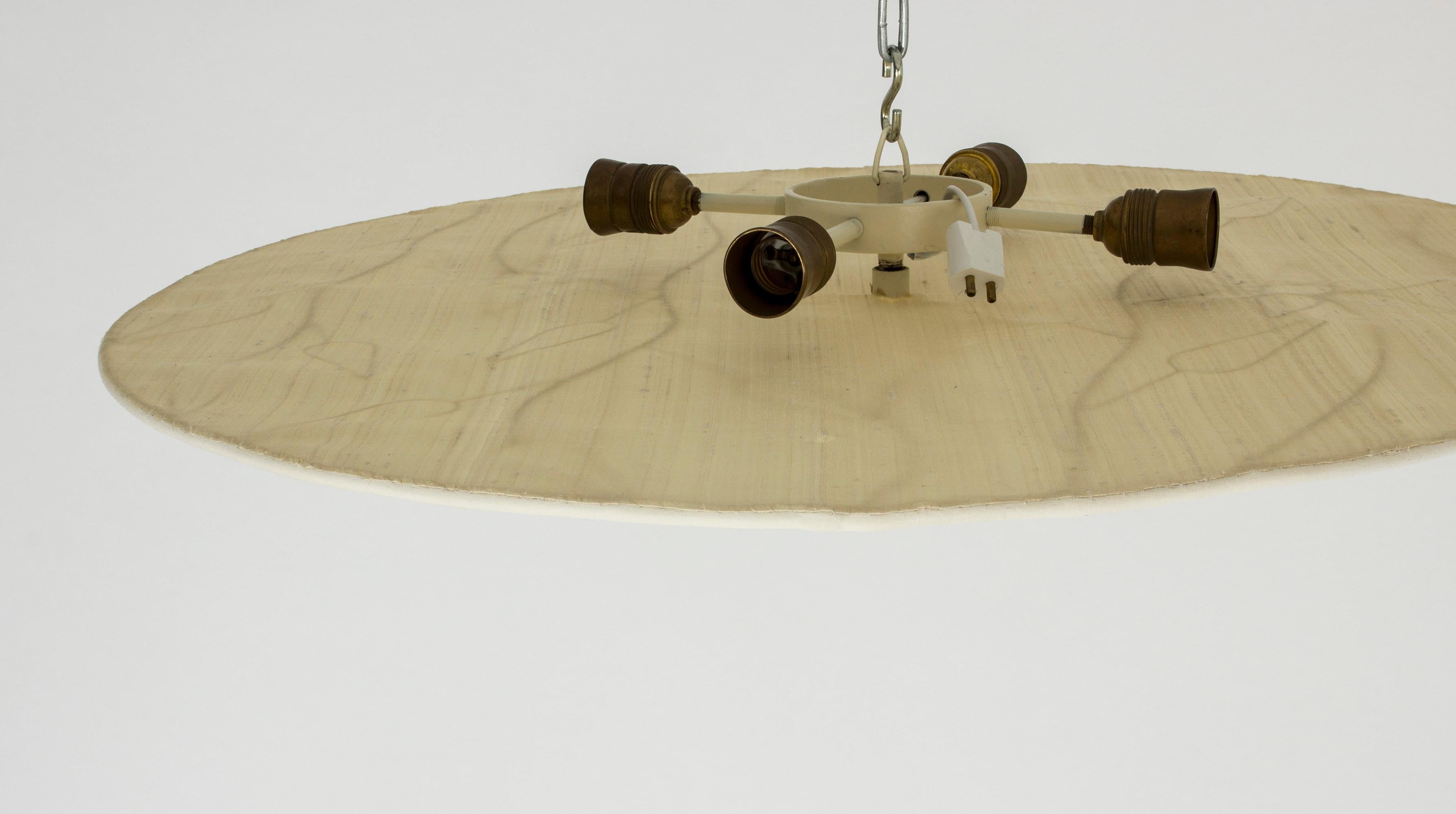 Midcentury Flush Mount Lamp by Hans Bergström 1