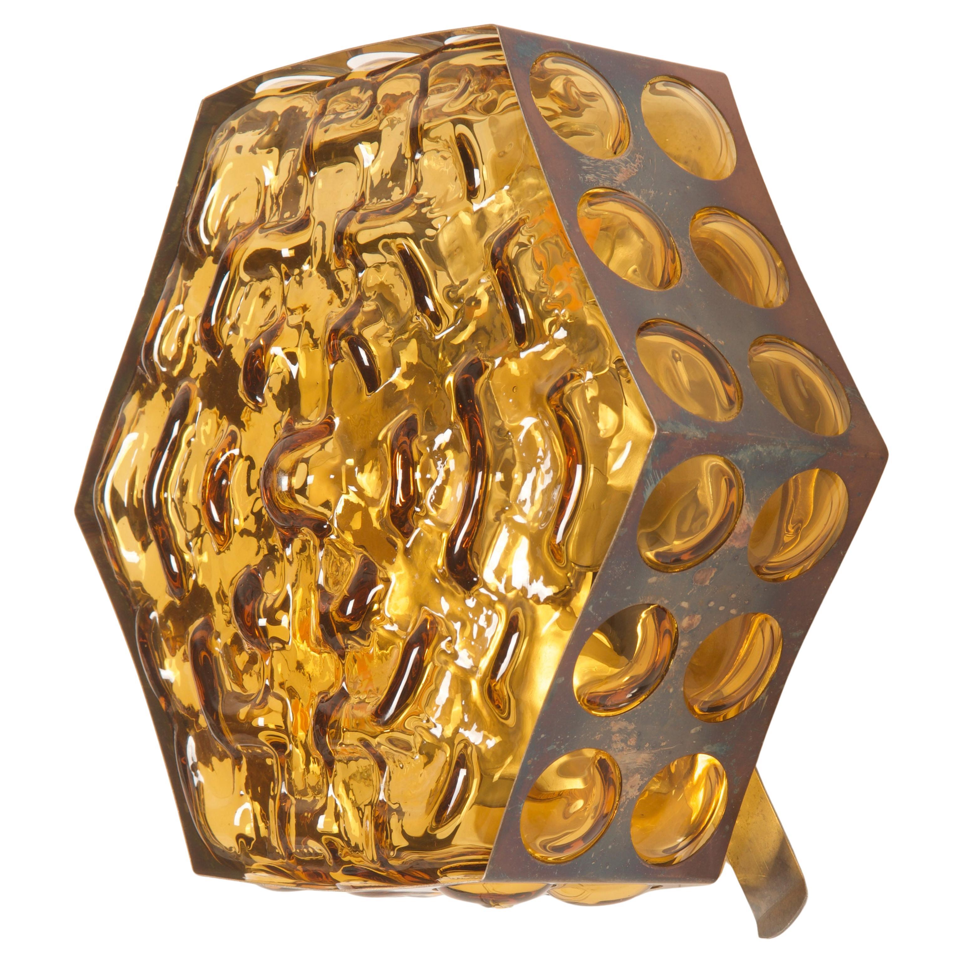 Midcentury Flushmount or Wall Lamp