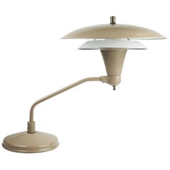 Retro Midcentury Flying Saucer Desk Lamp
