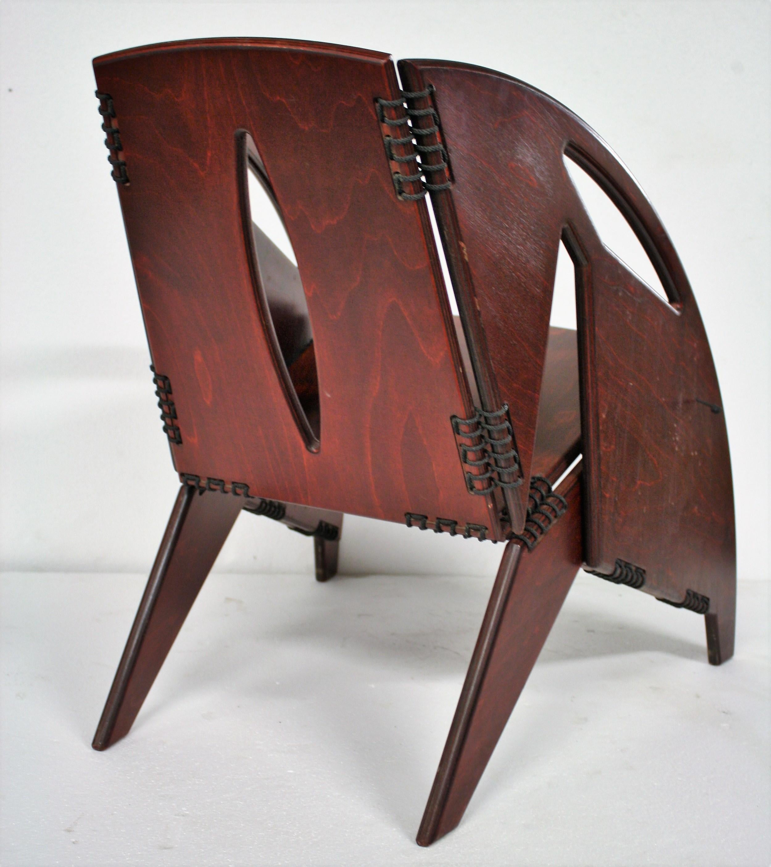 Mid-20th Century Midcentury Foldable Rosewood Lounge Chair, 1960s