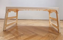 Midcentury Folding Bed Breakfast Table Tray Dansol, Canada, 1970s