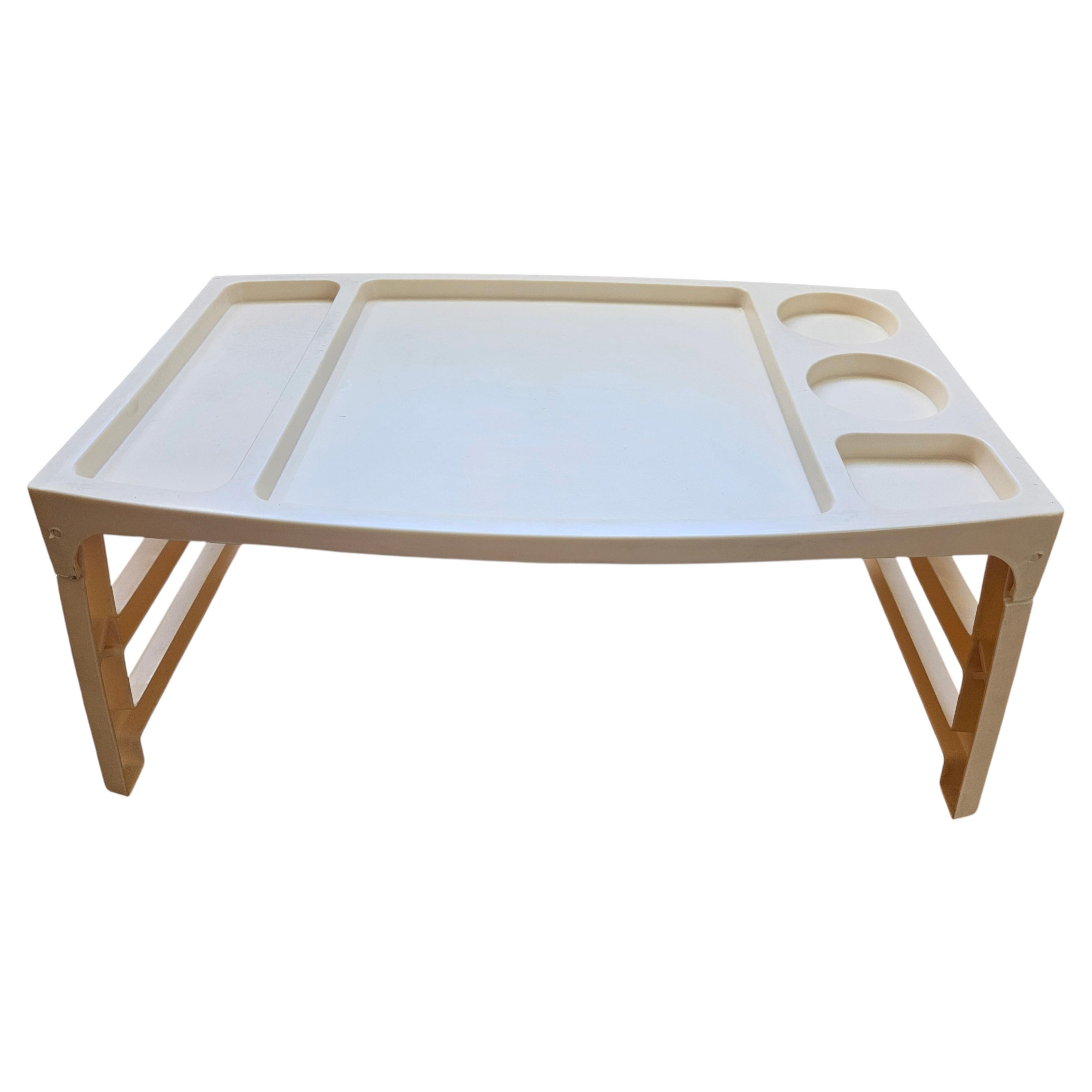 Midcentury Folding Bed Breakfast Table Tray Dansol, Canada, 1970s For Sale