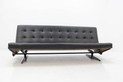 Midcentury Folding Design Sofa, Studio Couch