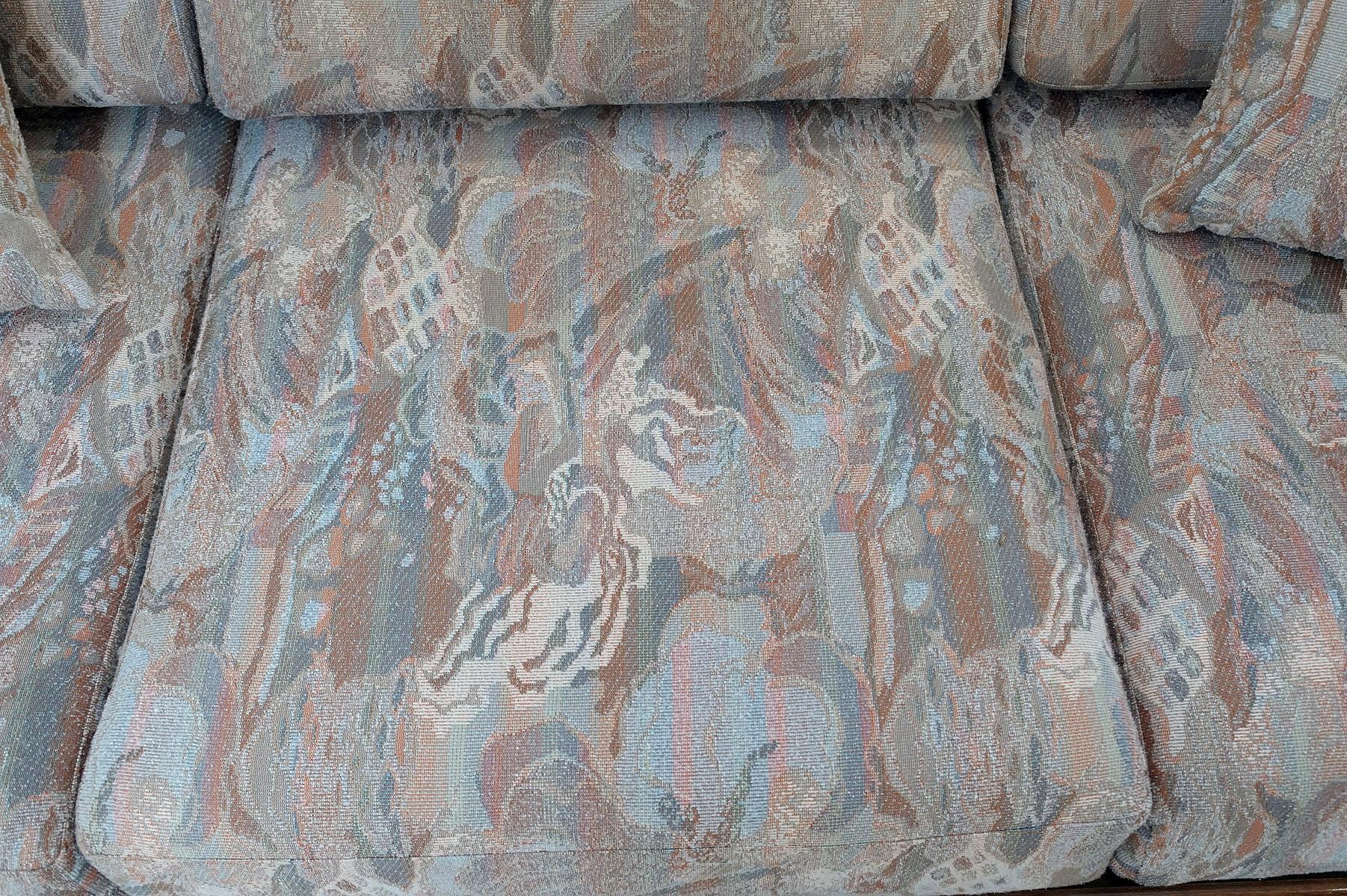 Midcentury Folding Sofa in walnut, 1950s, Czechoslovakia For Sale 11