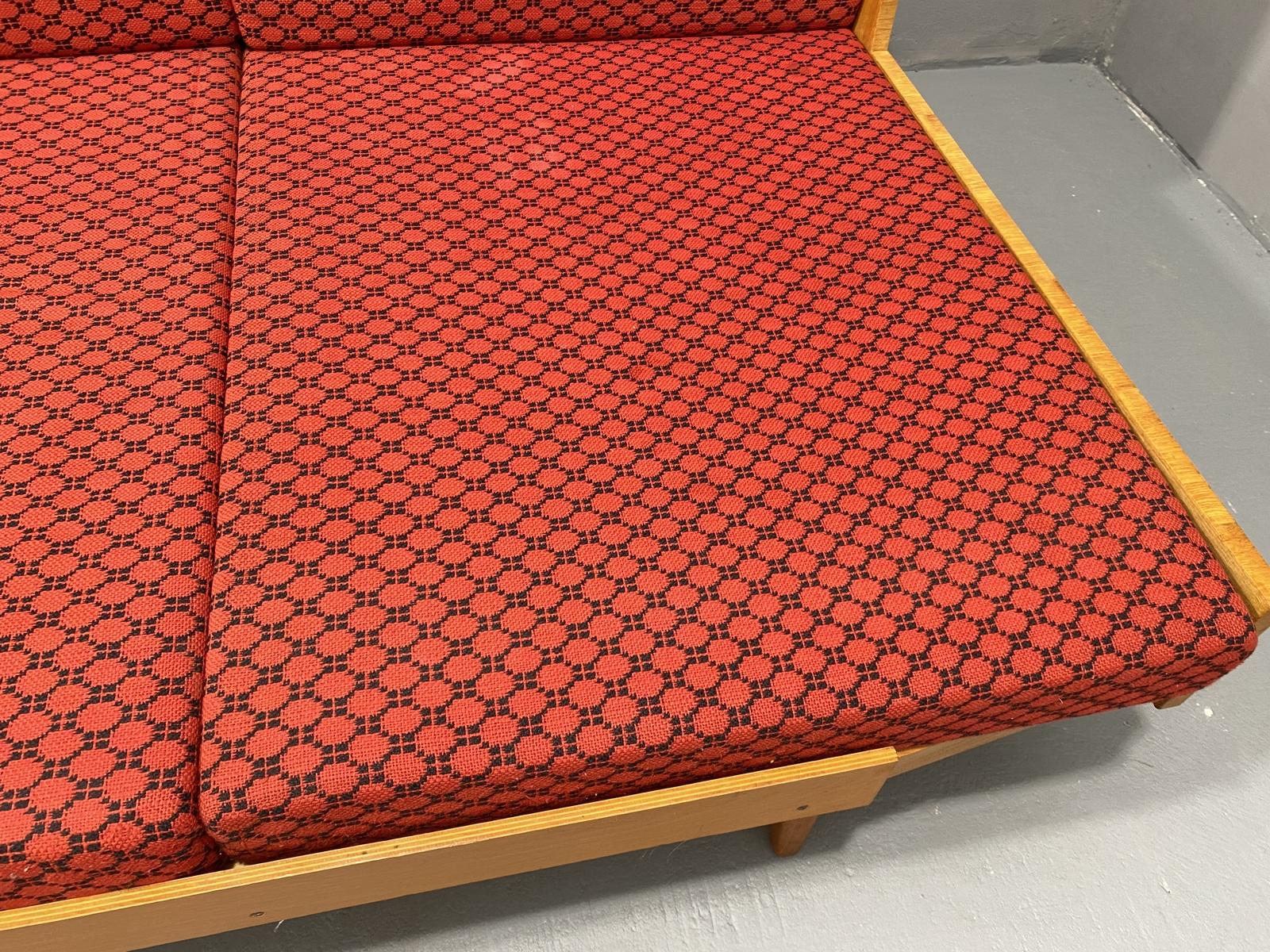 Midcentury Folding Sofabed by Drevotvar, 1970s, Czechoslovakia 7