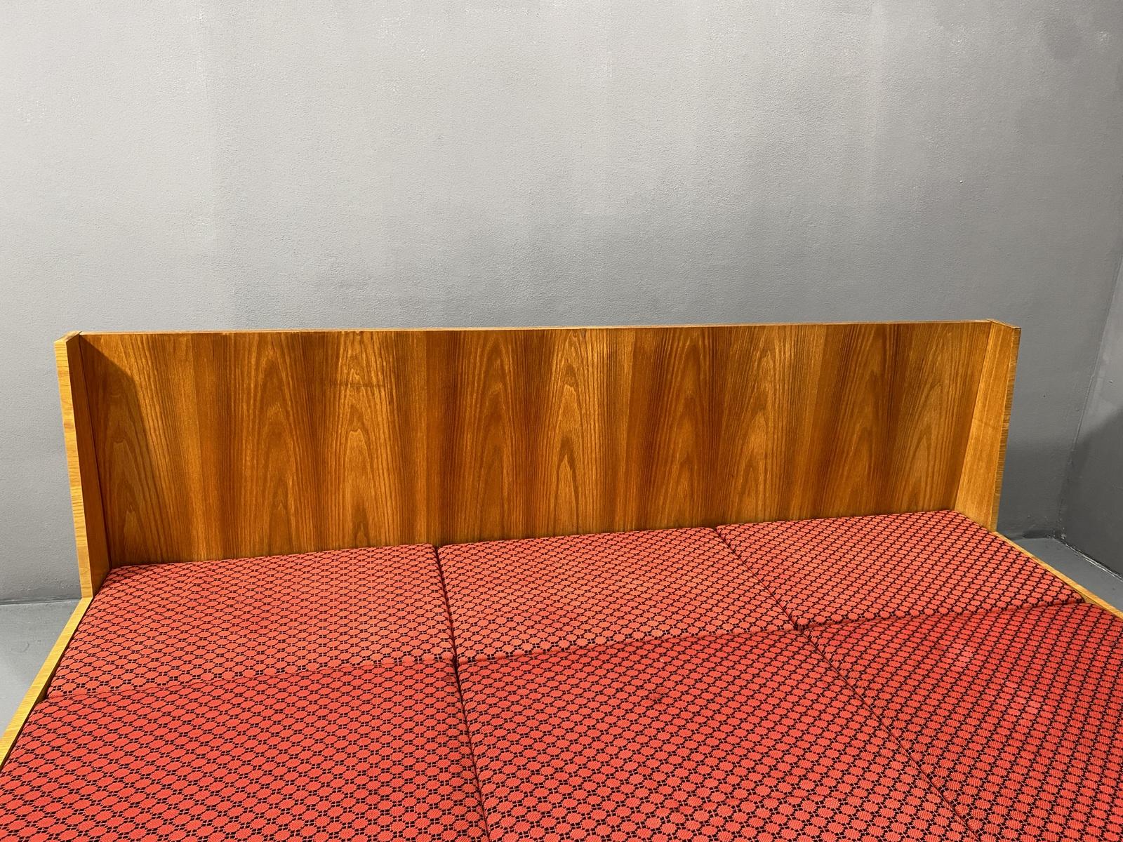 Midcentury Folding Sofabed by Drevotvar, 1970s, Czechoslovakia 11