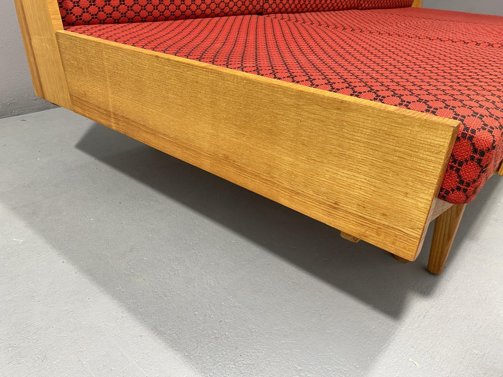 Midcentury Folding Sofabed by Drevotvar, 1970s, Czechoslovakia 2