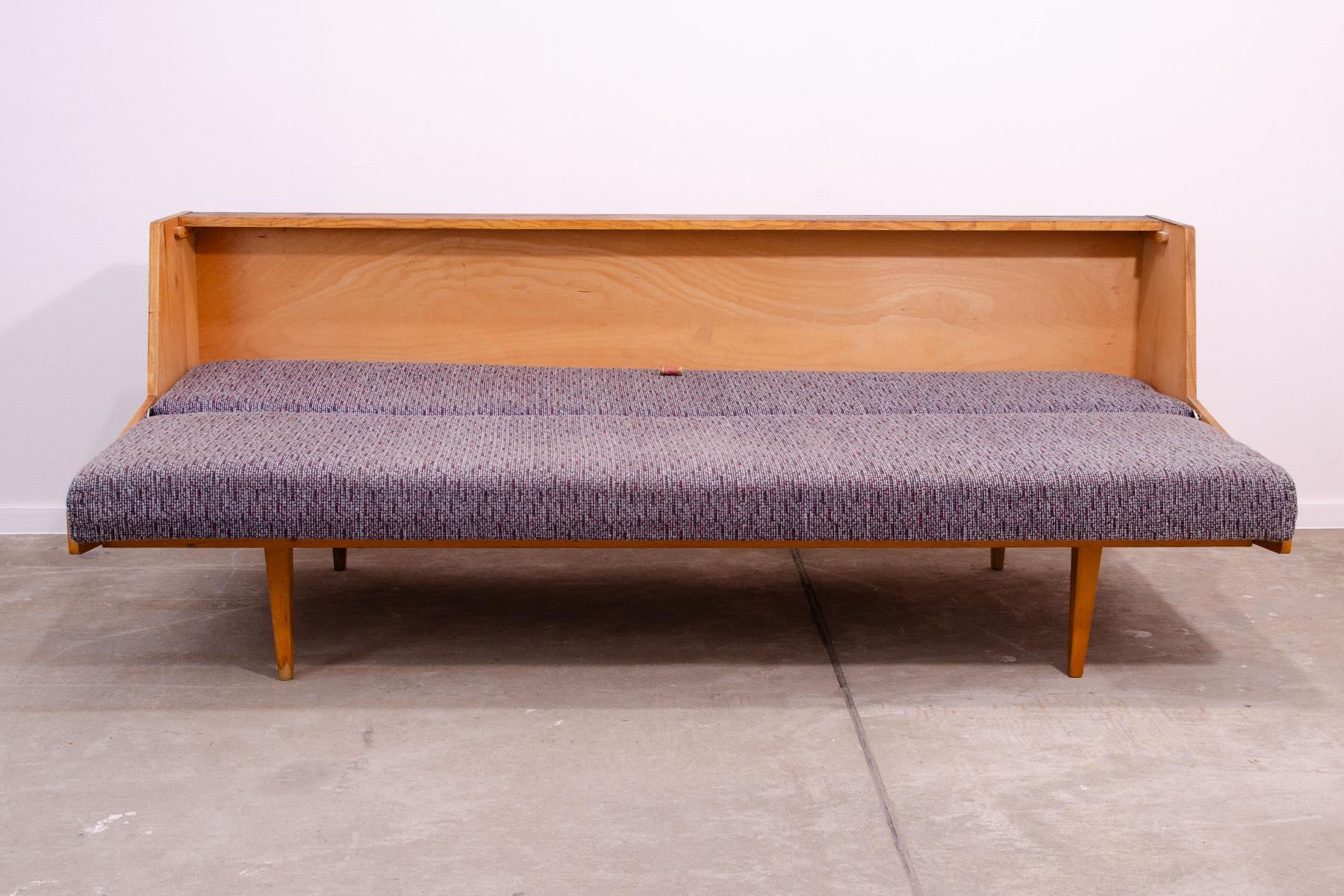 Midcentury Folding Sofabed by Tatra nabytok, 1970s, Czechoslovakia For Sale 9