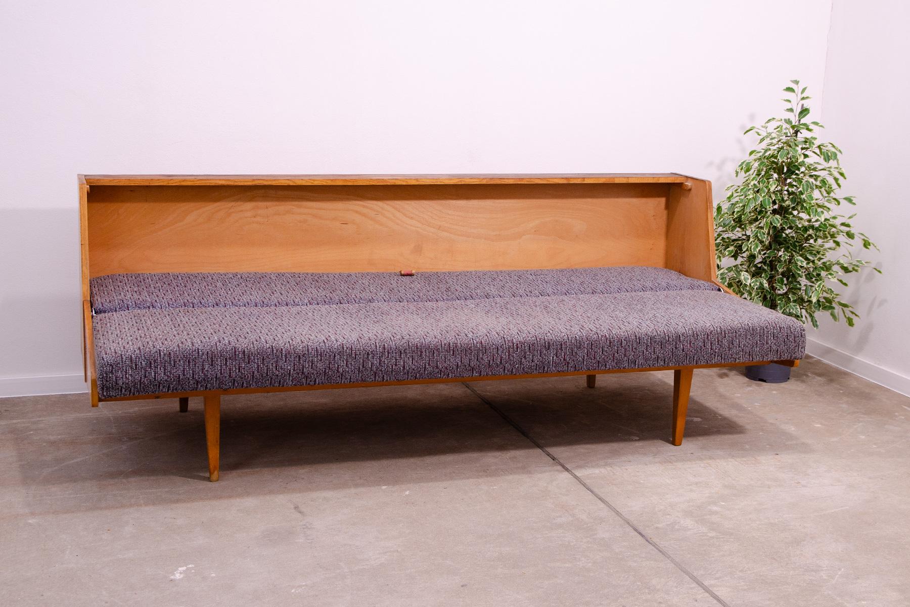 Midcentury Folding Sofabed by Tatra nabytok, 1970s, Czechoslovakia For Sale 12