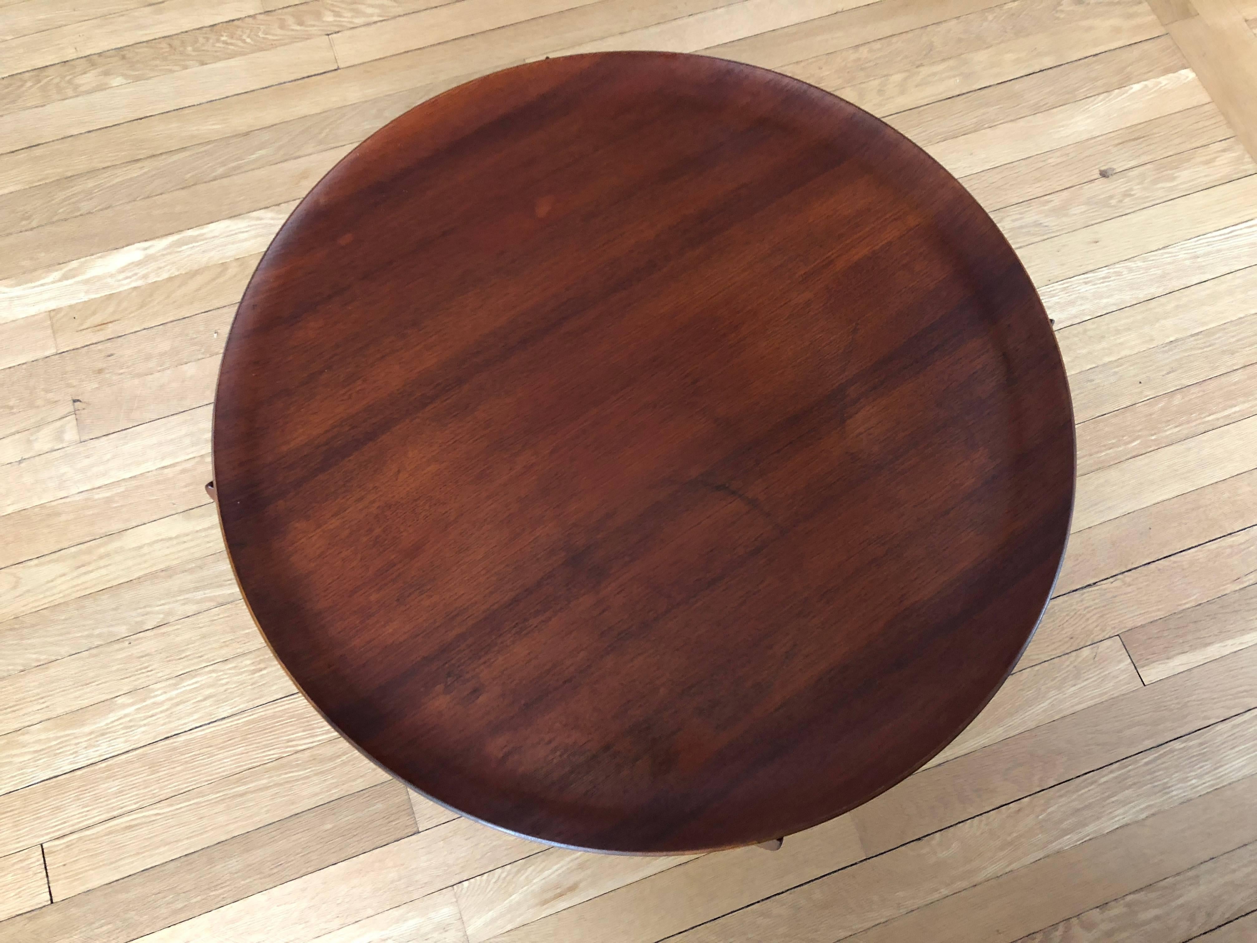 Table pliante Mid Century, Fritz Hansen, Danemark, 1960-1969 Bon état - En vente à Belmont, MA