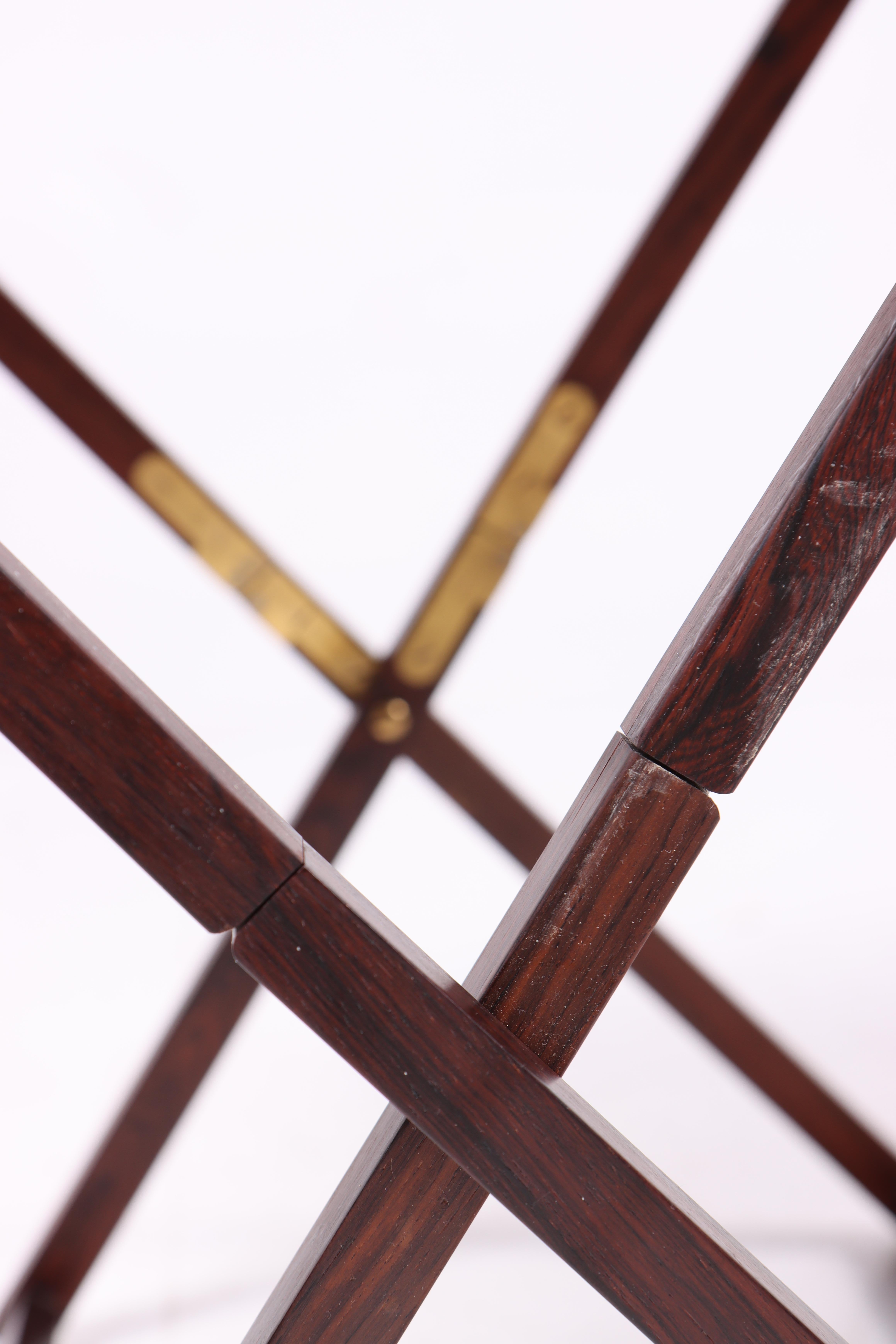 Mid-20th Century Midcentury Folding Tables in Rosewood by Illum Wikkelsø, 1960s