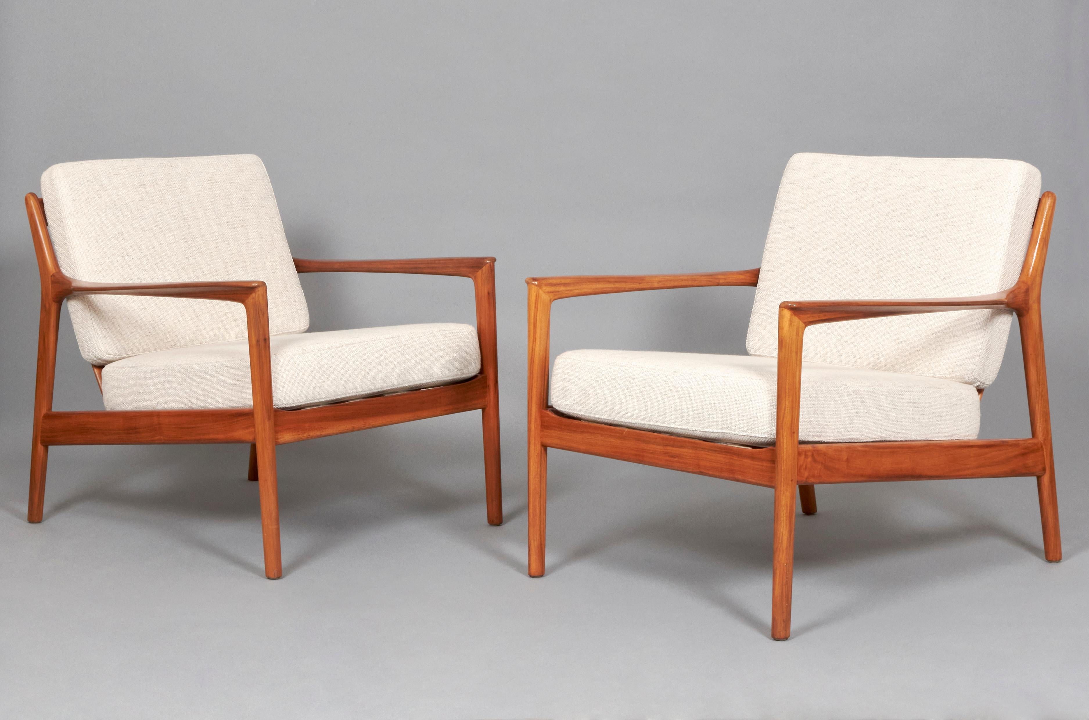 Midcentury Folke Ohlsson Armchair model USA-75 In Good Condition For Sale In Madrid, ES