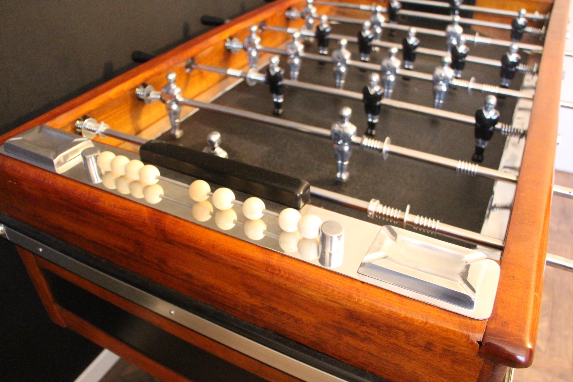 French Midcentury Foosball Table, Soccer Table, Football Table