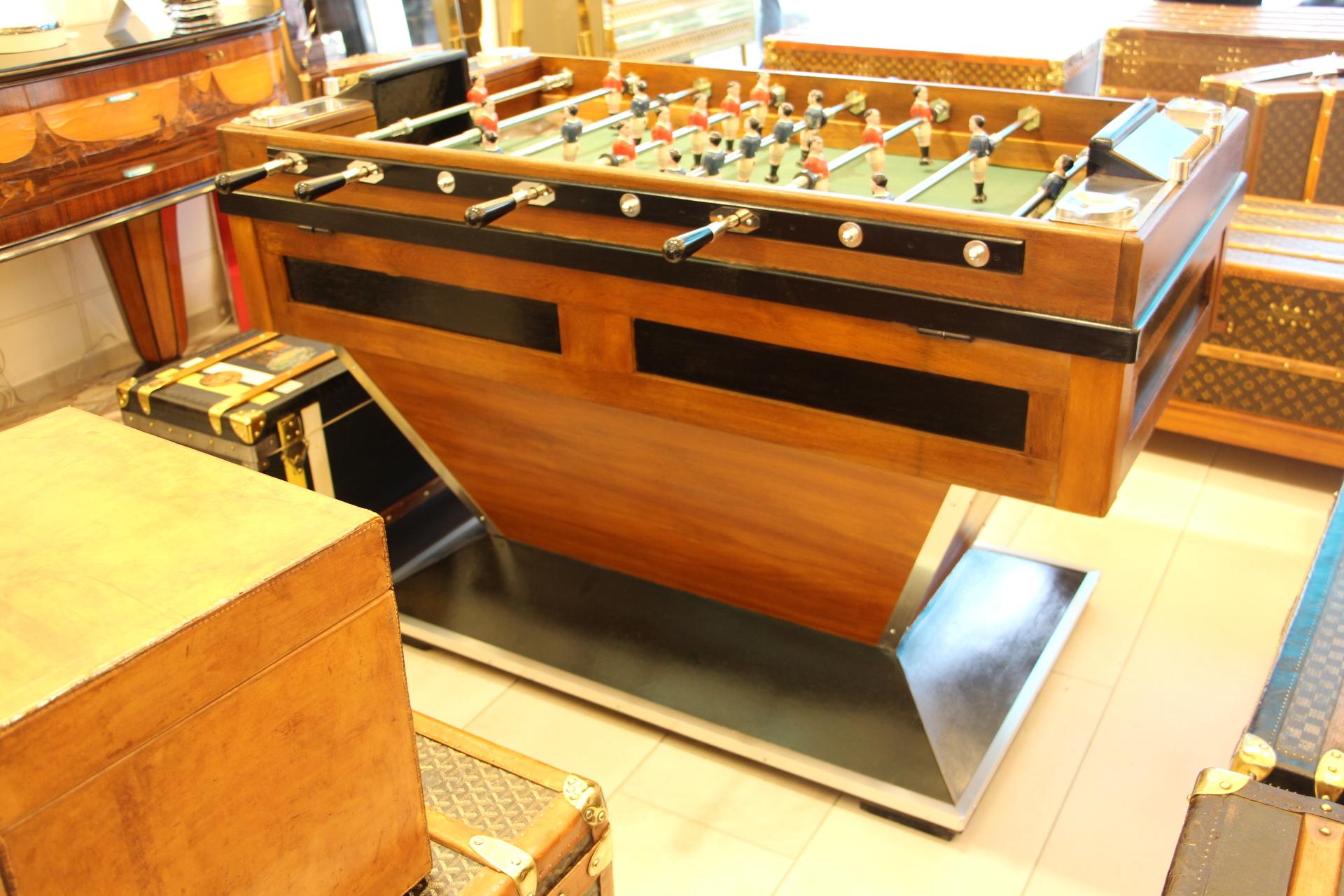 French Midcentury Foosball Table, Soccer Table, Football Table