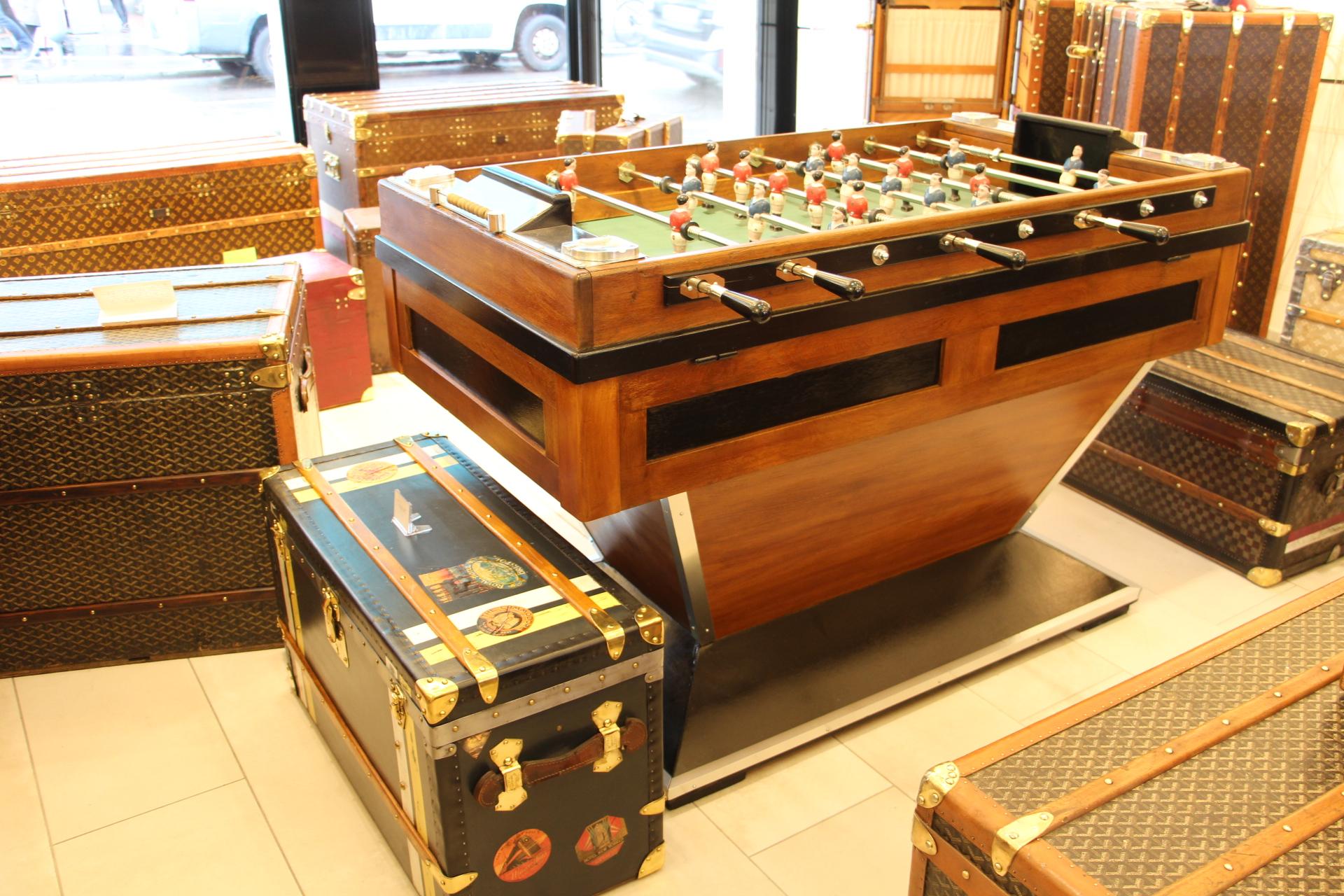 Midcentury Foosball Table, Soccer Table, Football Table In Good Condition In Saint-Ouen, FR