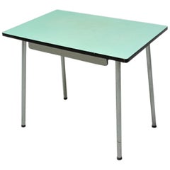 Midcentury Formica Writing Desk or Side Table, 1960s, Czechoslovakia