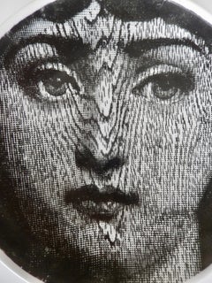 Midcentury Fornasetti Face Plate, Tema e Variazione N90