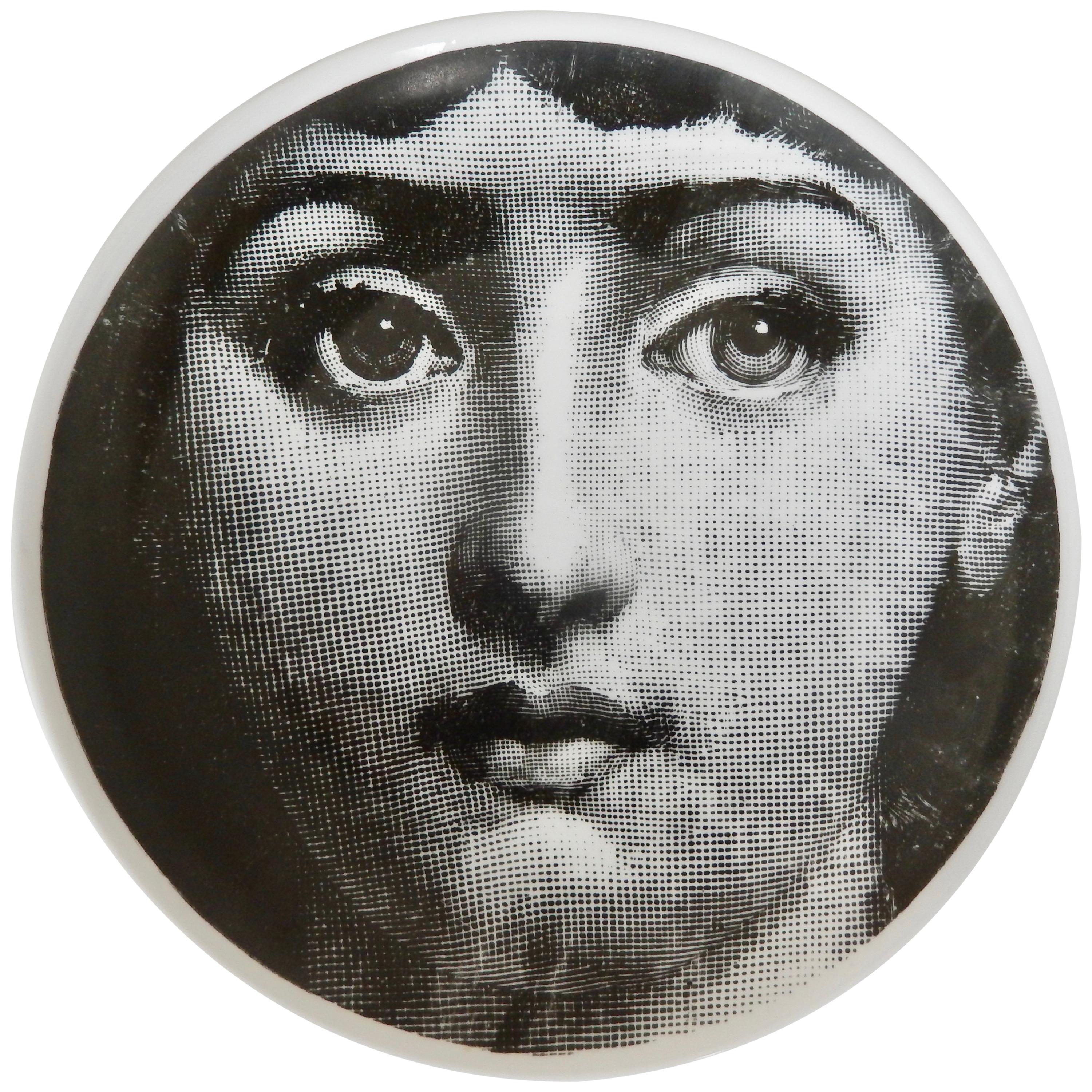 Midcentury Fornasetti Iconic Face Plate, Tema e Variazoni N1 For Sale