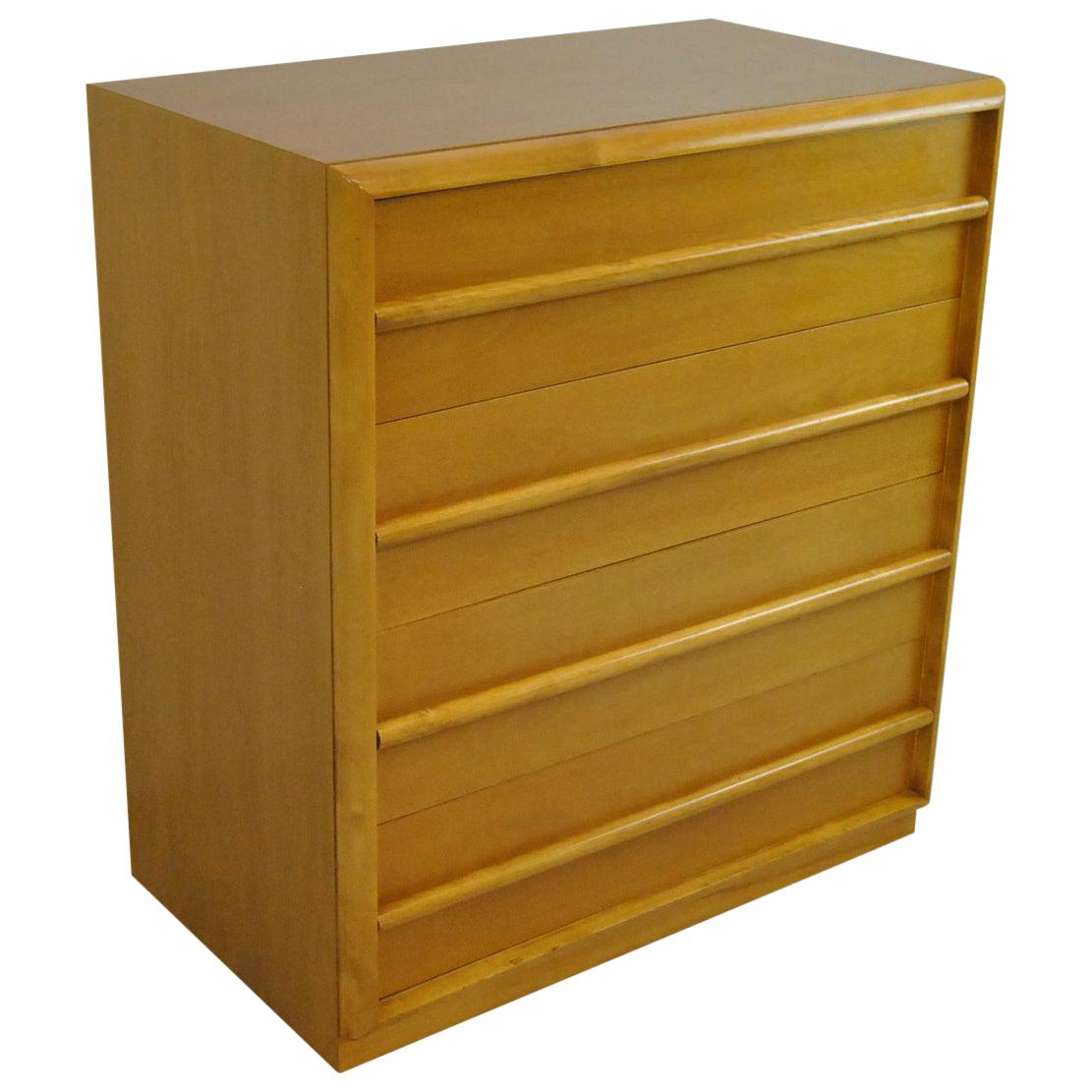 Midcentury Four-Drawer  Chest by T.H. Robsjohn-Gibbings for Widdicomb