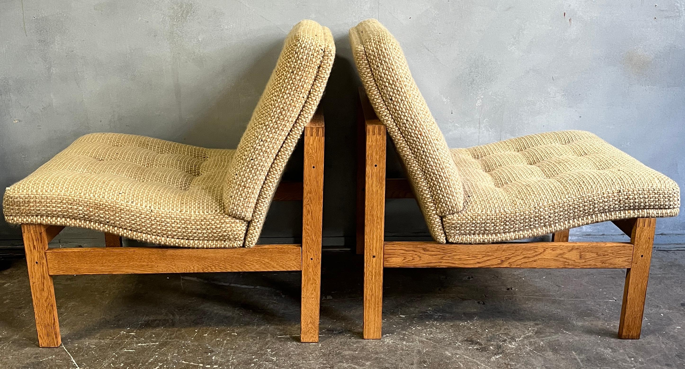 Scandinavian Modern Midcentury France & Son Easy Chairs (pair)