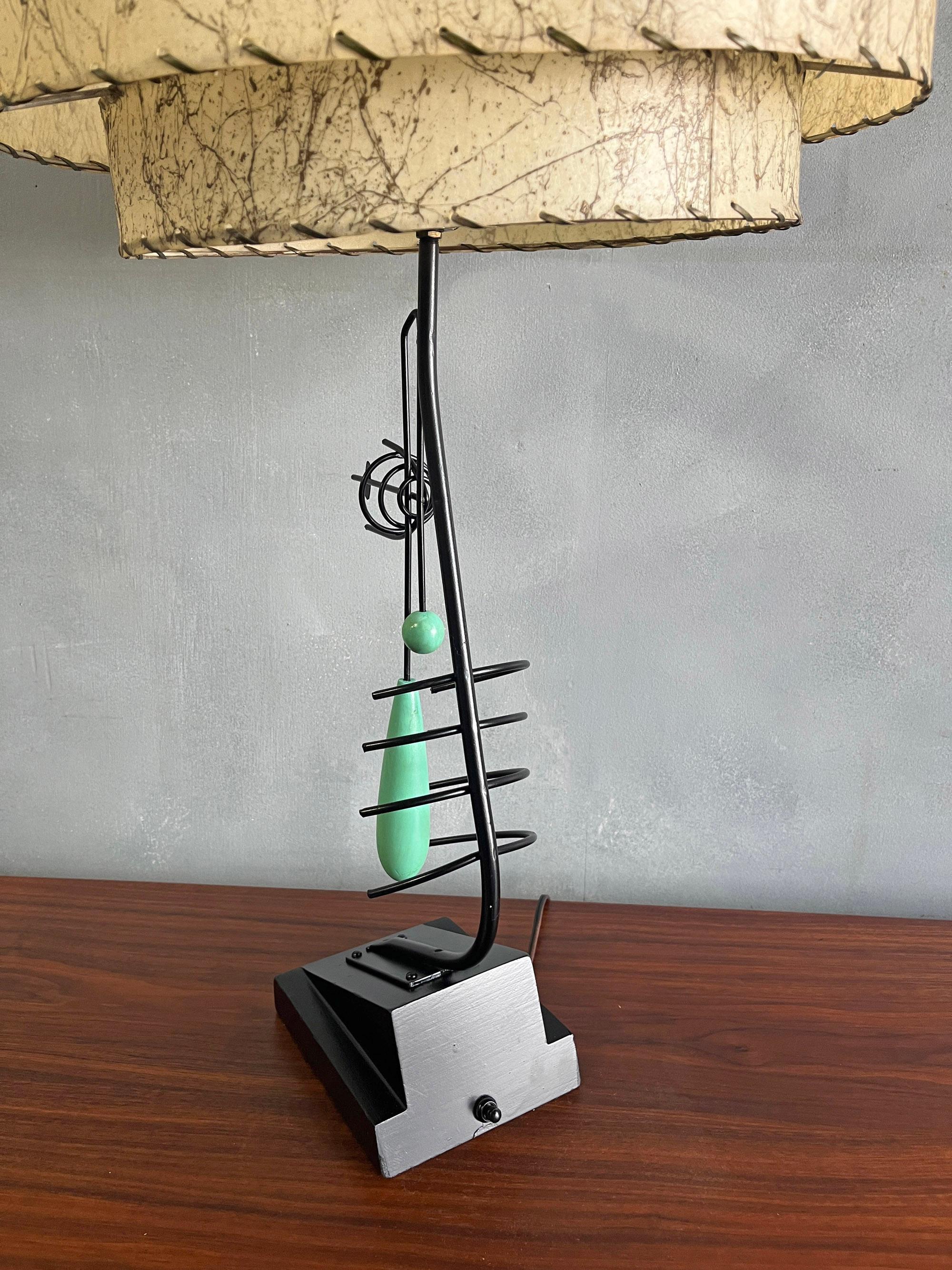 20th Century Midcentury Frederick Weinberg Table Lamp For Sale