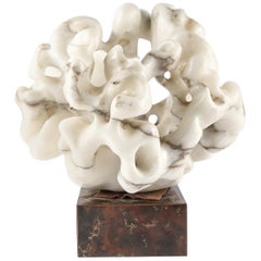 Midcentury Free-Form Abstract Alabaster Sculpture