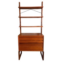 Midcentury Free Standing Cado Wall Unit