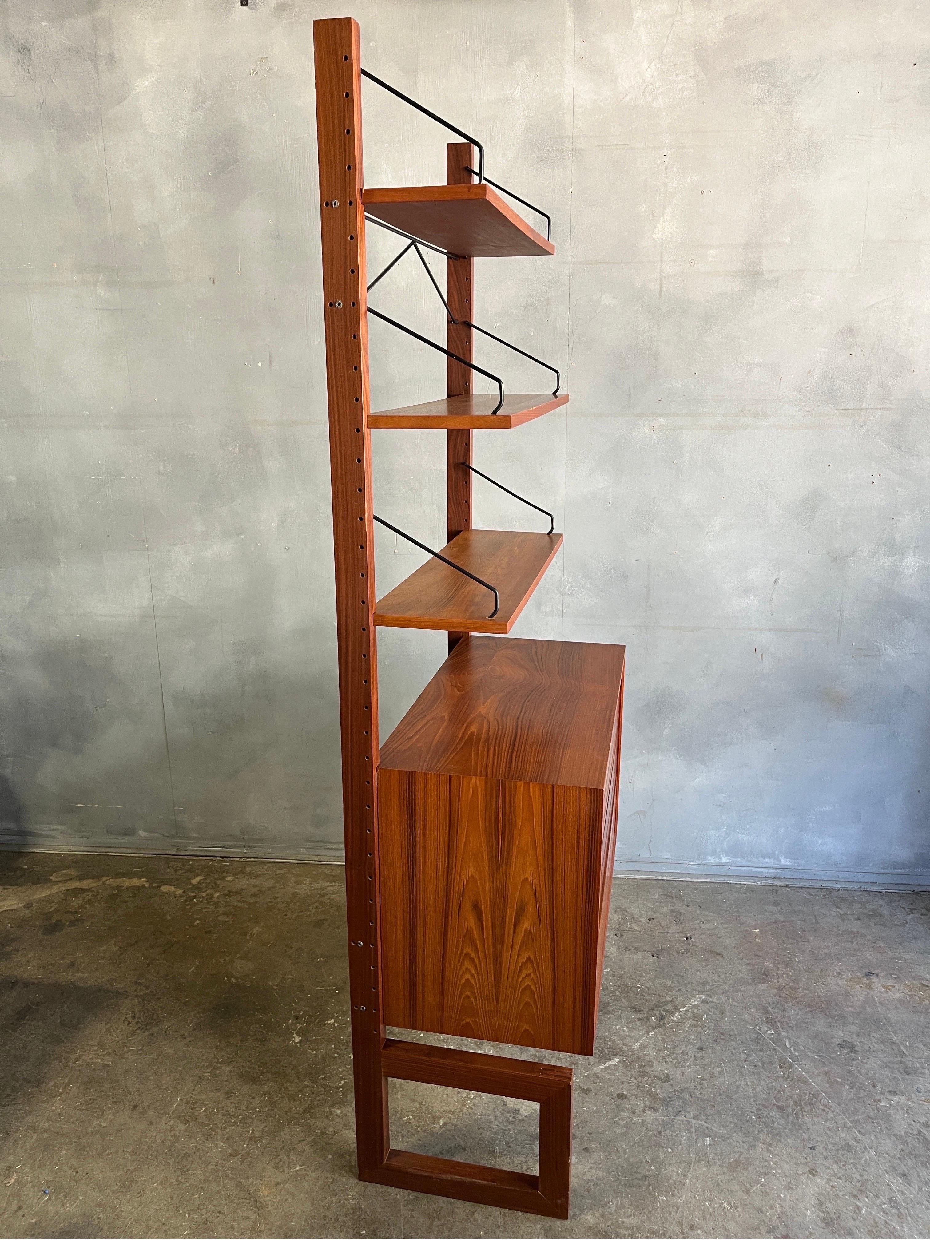 Metal Midcentury Free Standing Cado Wall Unit