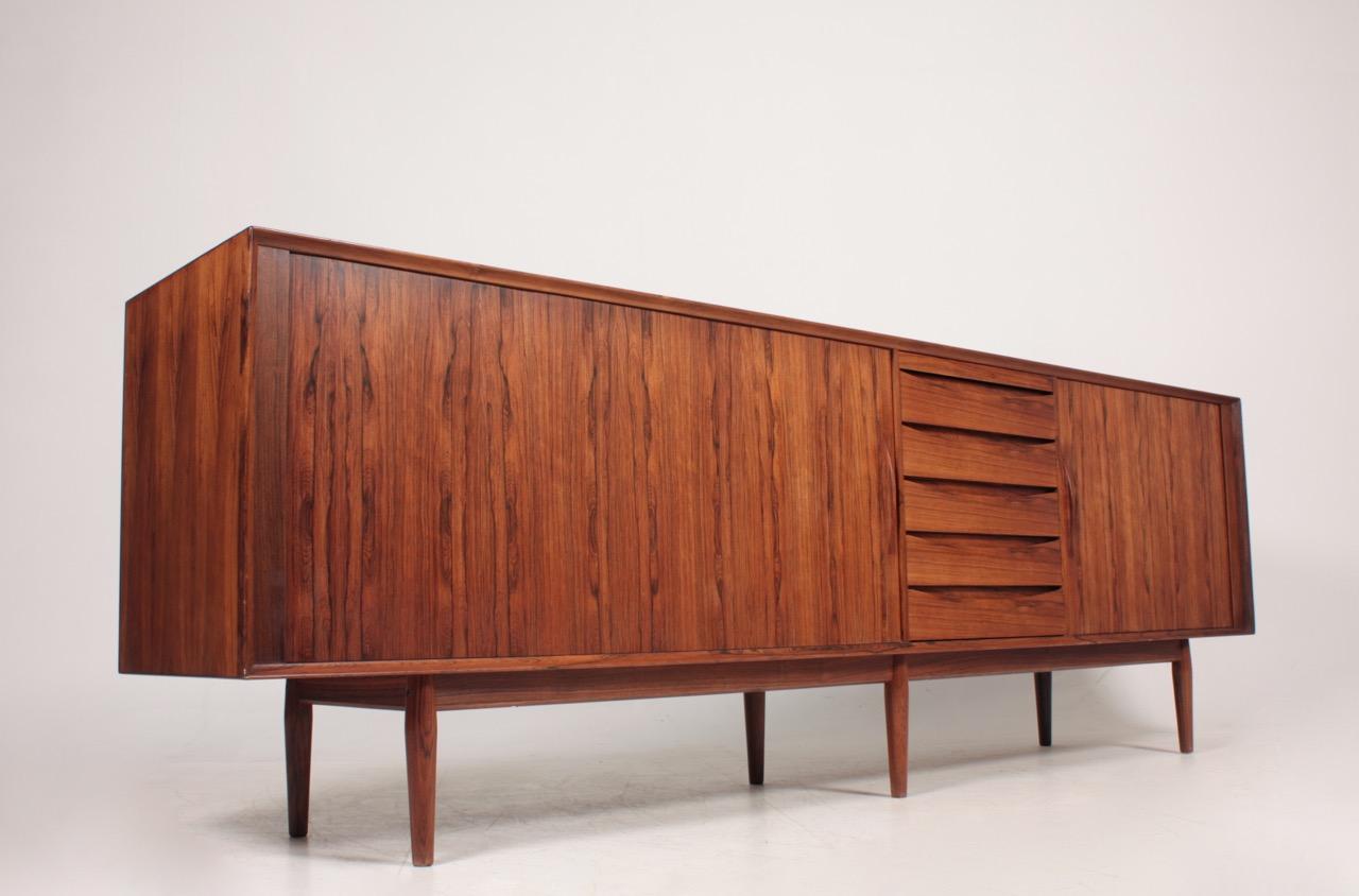 Midcentury Free Standing Sideboard in Rosewood by Arne Vodder, Danish Design 7