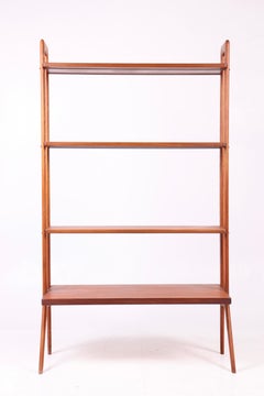 Freistehendes Bücherregal aus der Mitte des Jahrhunderts aus Teakholz von Kurt Østervig, 1960er
