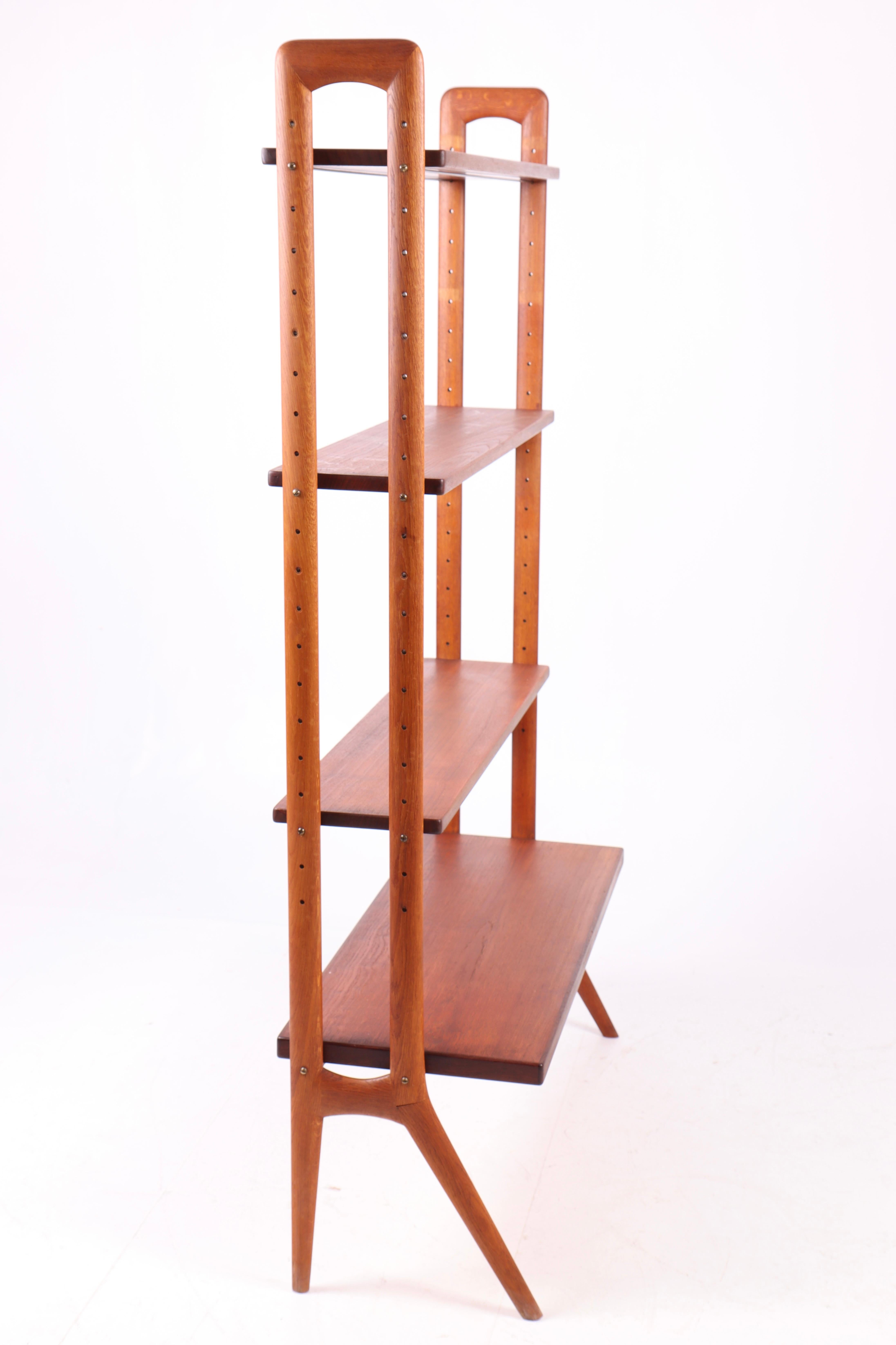Freistehendes Bücherregal aus der Mitte des Jahrhunderts aus Teakholz von Kurt Østervig, 1960er im Zustand „Gut“ im Angebot in Lejre, DK