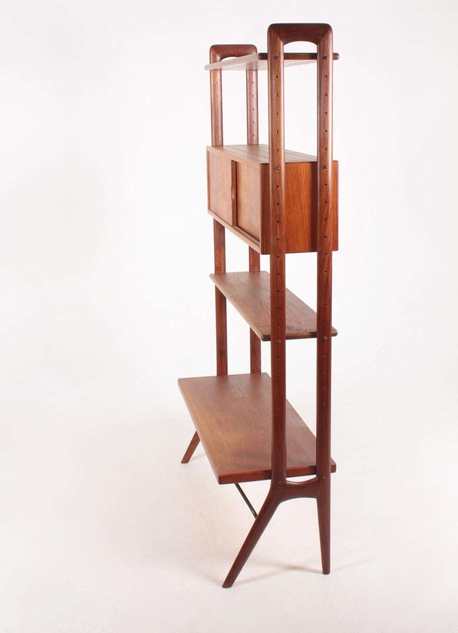 Mid-20th Century Midcentury Freestanding Bookcase in Teak by Kurt Østervig, 1960s