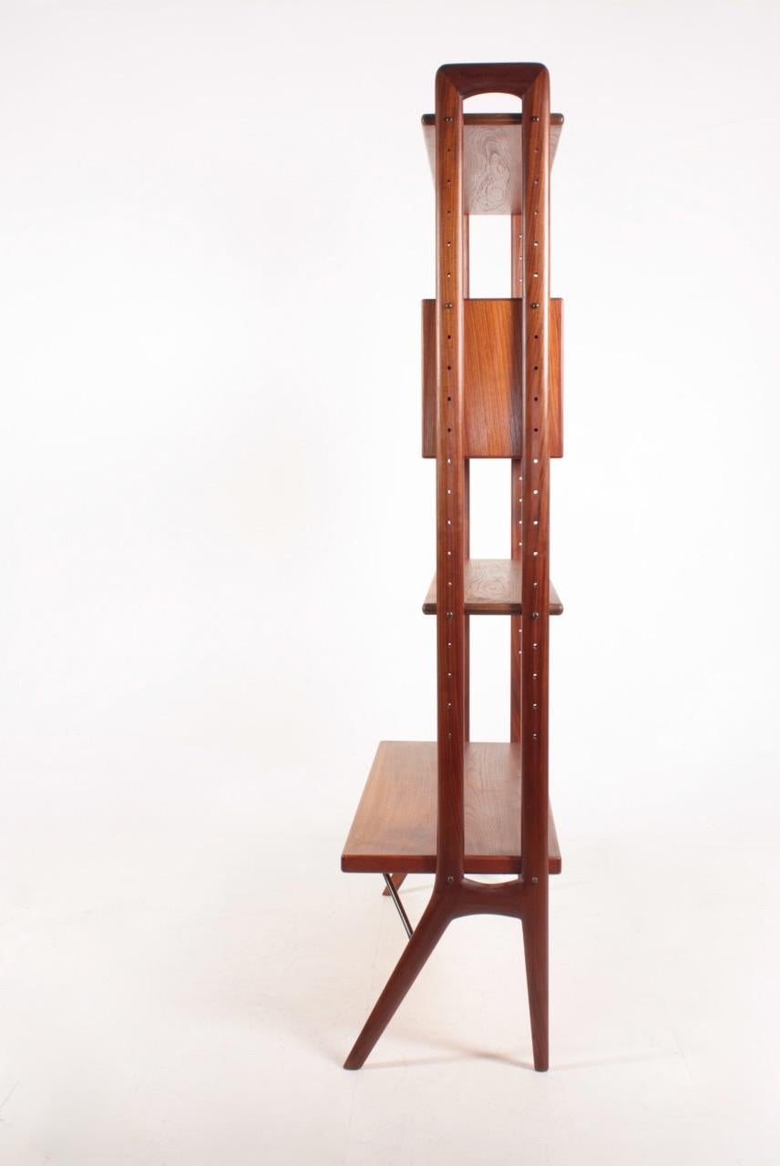 Midcentury Freestanding Bookcase in Teak by Kurt Østervig, 1960s 1