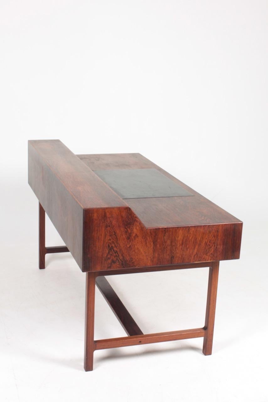 Midcentury Freestanding Desk in Rosewood by Kurt Østervig, Danish Design, 1950s 5