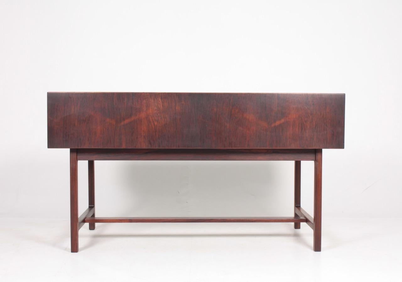 Mid-Century Modern Midcentury Freestanding Desk in Rosewood by Kurt Østervig, Danish Design, 1950s
