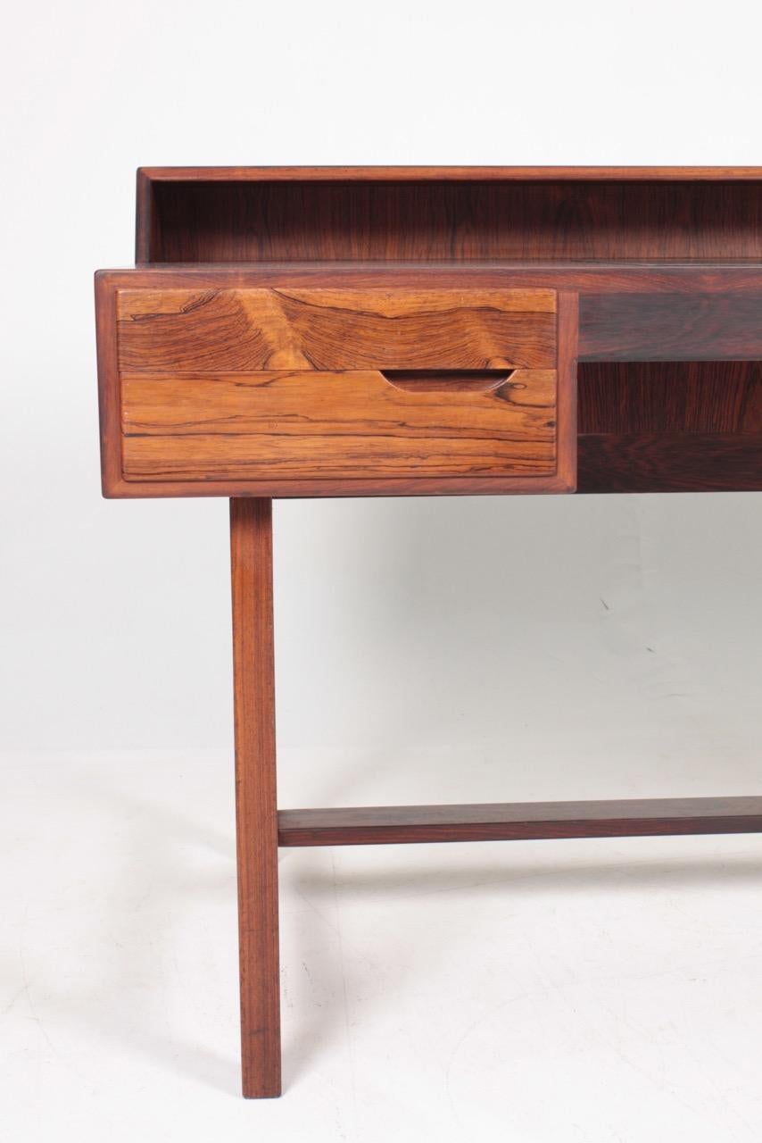 Midcentury Freestanding Desk in Rosewood by Kurt Østervig, Danish Design, 1950s 1