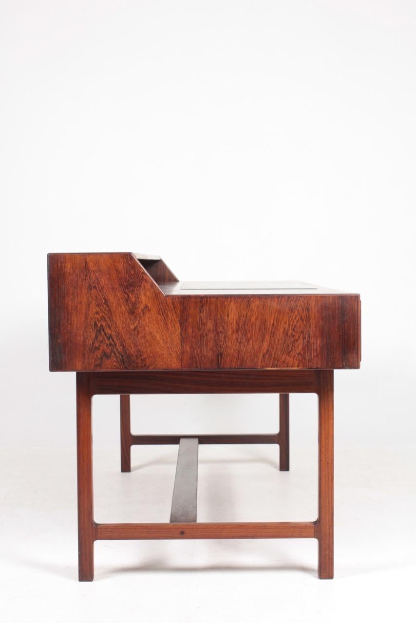 Midcentury Freestanding Desk in Rosewood by Kurt Østervig, Danish Design, 1950s 4