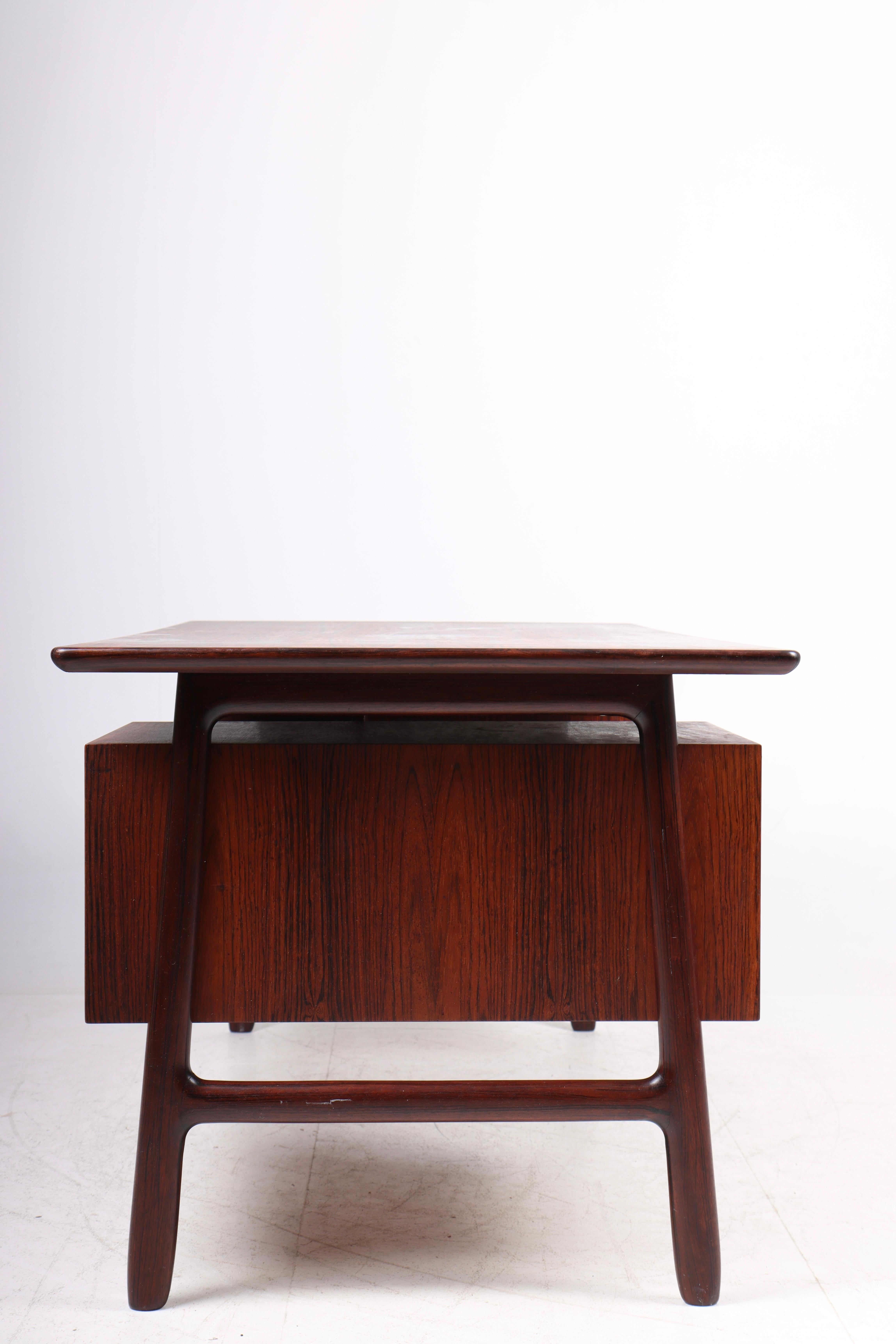 Midcentury Freestanding Desk in Rosewood by Oman Jun, 1950s 1