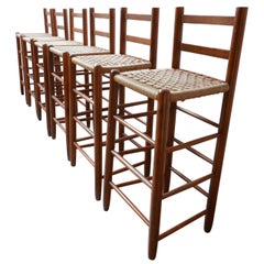Midcentury French Bar Stools 1 AVAILABLE 