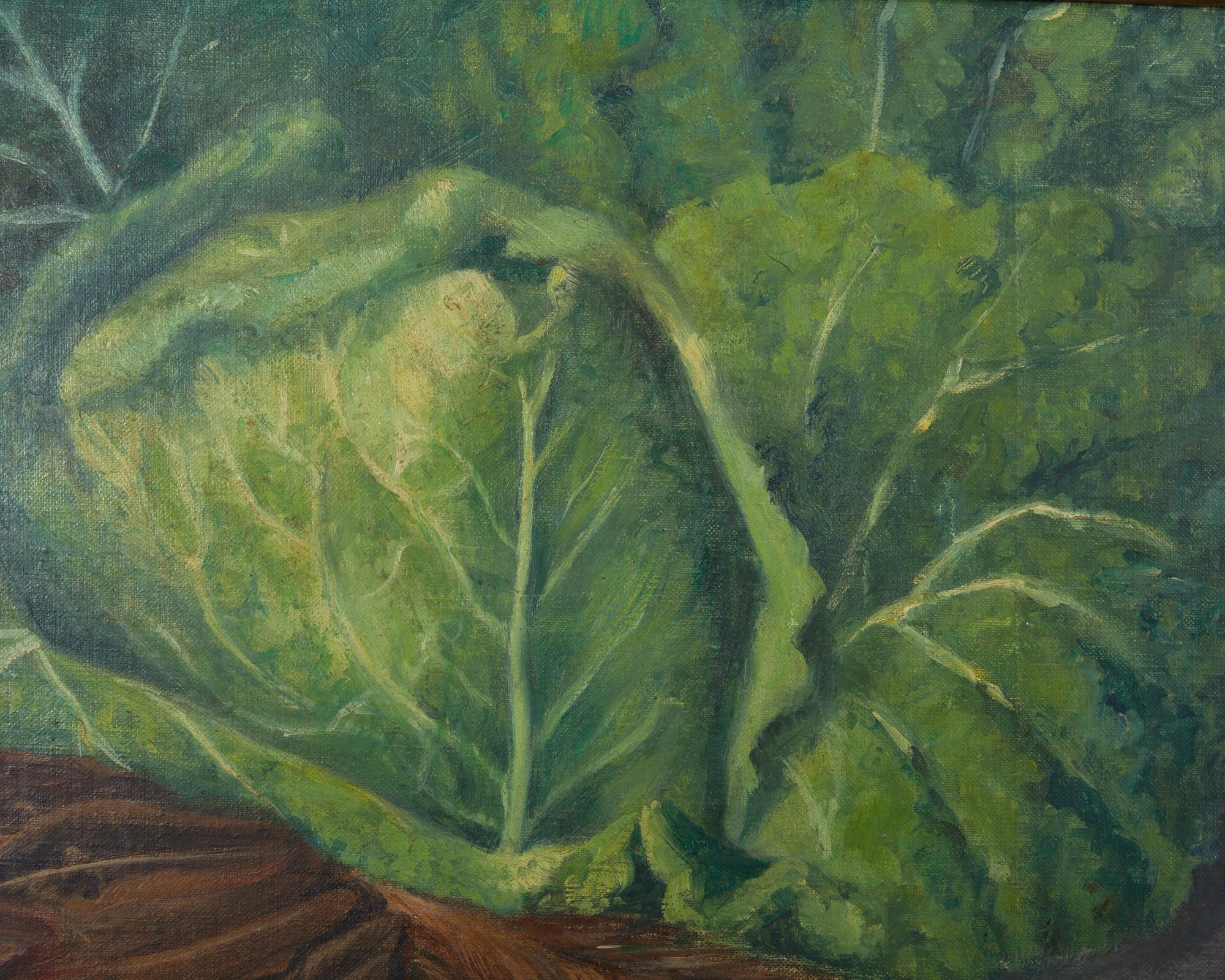 Französischer Fasan im Barockstil aus der Mitte des Jahrhunderts mit Cabbage im Angebot 3