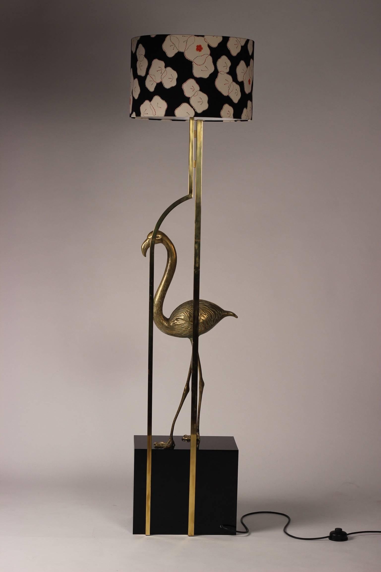 French Mid Century Modern Floor Lamp in the Style of Maison Charles