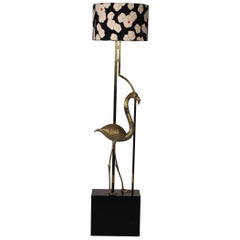 Retro Mid Century Modern Floor Lamp in the Style of Maison Charles