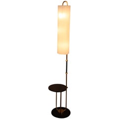 Midcentury French Bronze Floor Lamp