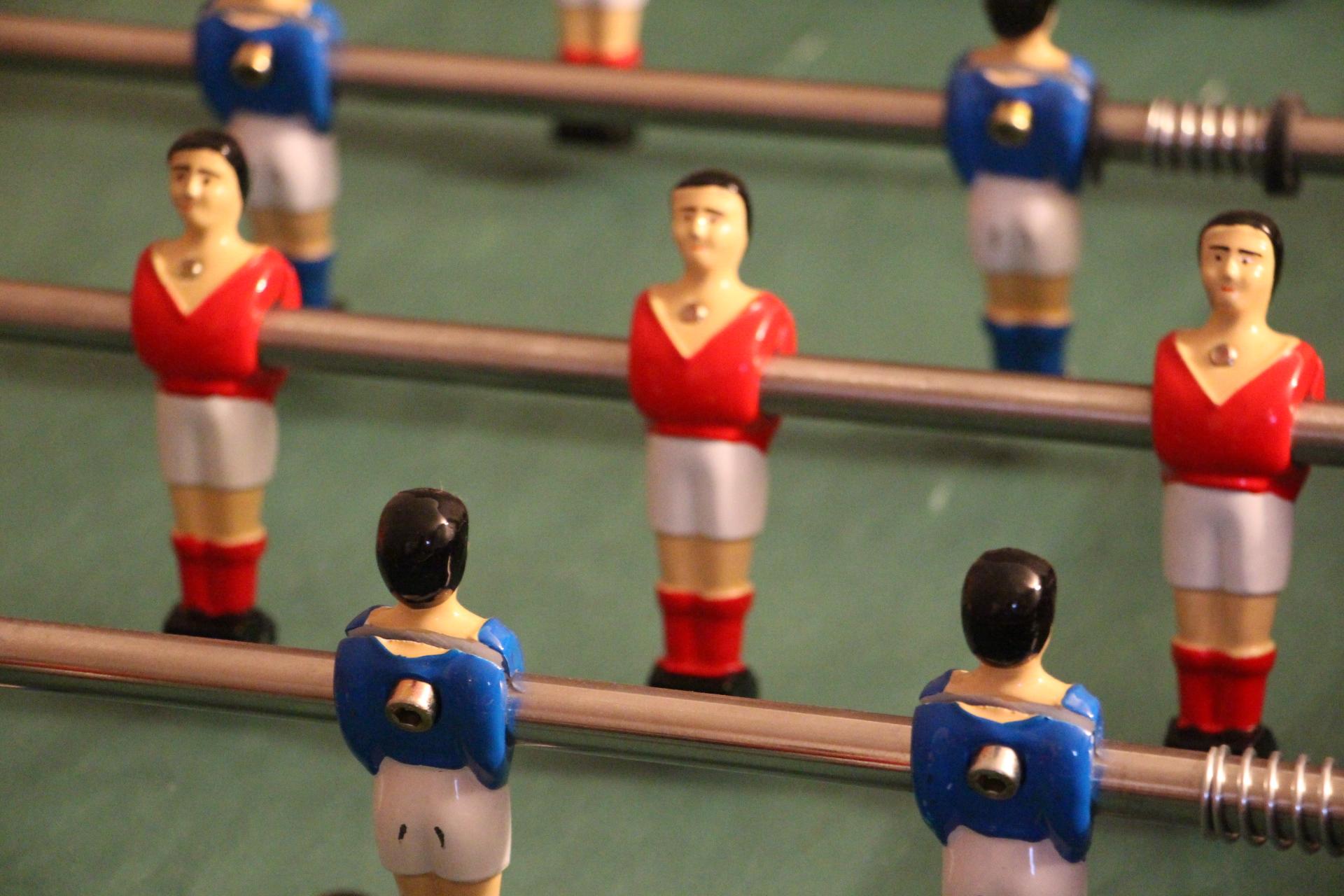 Midcentury French Café's Foosball Table, Football Game Table at 1stDibs ...