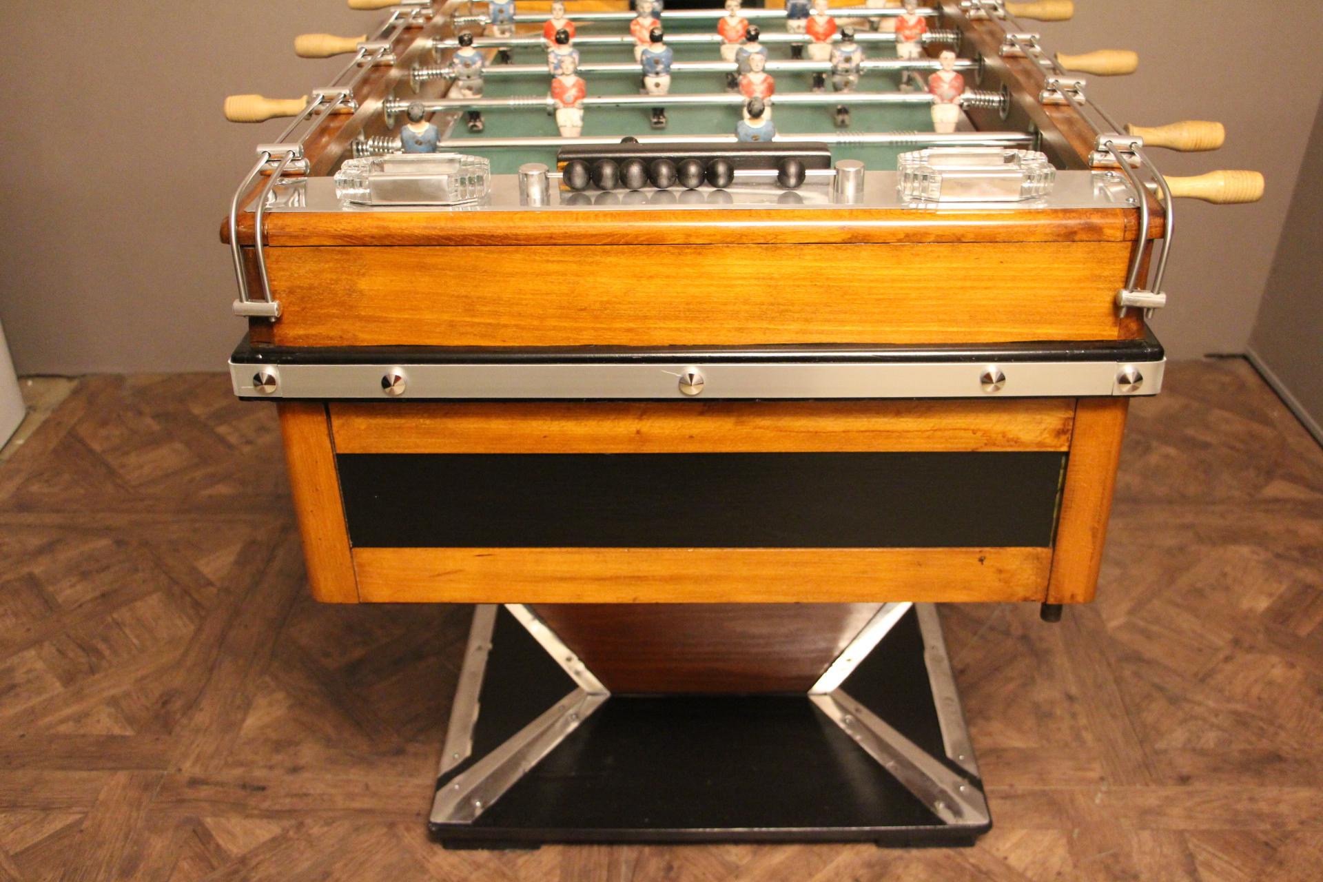 Midcentury French Cafe's Foosball Table, Soccer Table, Football Table 2