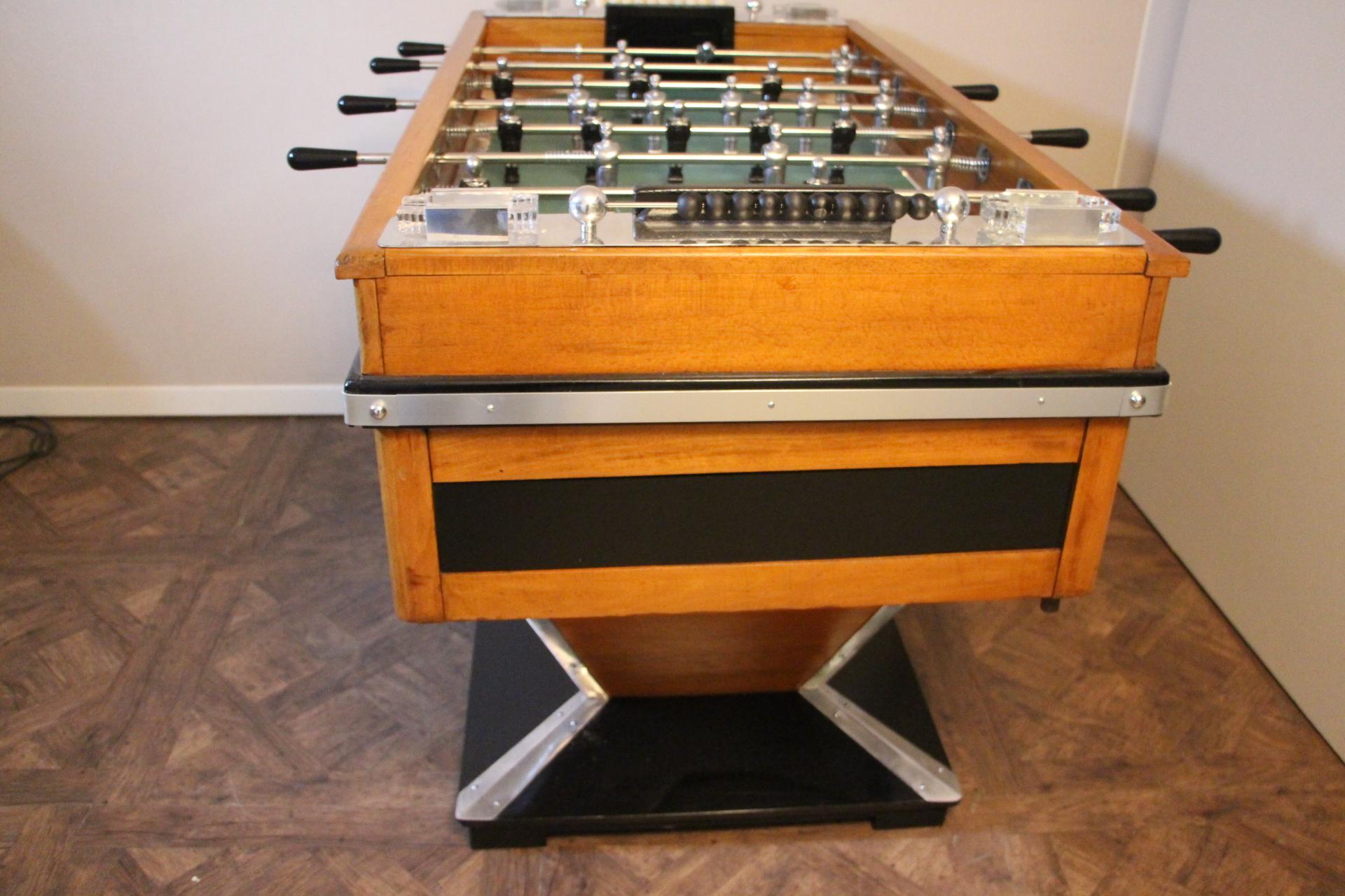 Midcentury French Cafe's Foosball Table, Soccer Table, Football Table 8