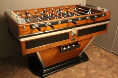 Midcentury French Café's Foosball Table, Soccer Table, Football Table