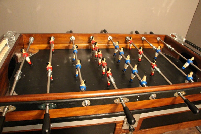 Midcentury French Café's Foosball Table, Soccer Table, Football Table