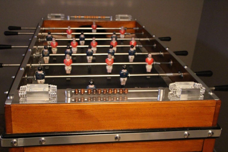 Midcentury French Cafe's Foosball Table, Soccer Table, Football Table